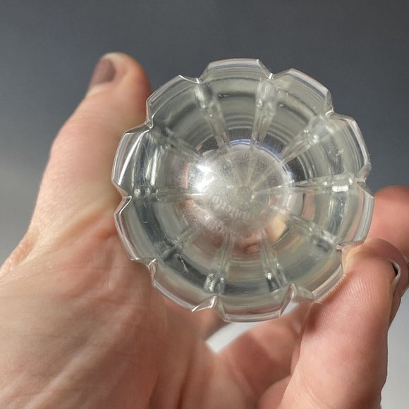 Vintage Marquis Waterford 7" Crystal Hand Cut Vase Bud Geometric Modern Clear - Picture 11 of 13